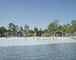 Overzicht van het vakantiepark met Vrijstaande woning in Oudehaske, Friesland.