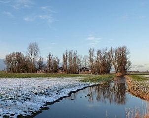Winterlandschap rondom Bonnehof, vakantiehuis in het schilderachtige Westergeest, Friesland.