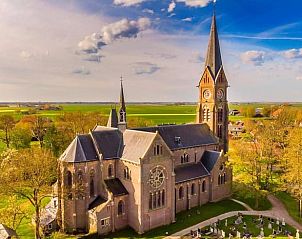 Prachtige kerk in de omgeving van Huisje in Greonterp, Friesland.