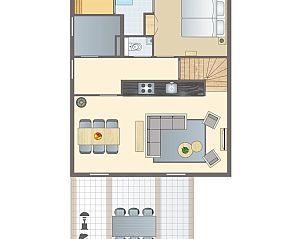 Unterkunft 2613303 - Bungalow Het Friese platteland - 6-persoons woning | 6L