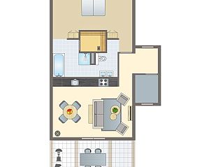 Unterkunft 2613307 - Bungalow Het Friese platteland - 2-persoons woning | 2L