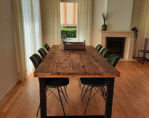 Gezellig terras bij vakantiehuis FR092 in Garyp, Friesland.