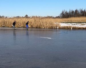 Winterse schaatservaring nabij Vakantiehuis in Munnekeburen, Friesland.