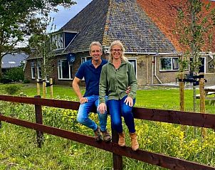 Gastvrije eigenaren bij Vakantiehuis in Lollum, te midden van het Friese platteland.
