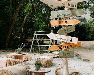 Wegwijzer in Vakantiehuis in Britswert, met activiteiten en faciliteiten.