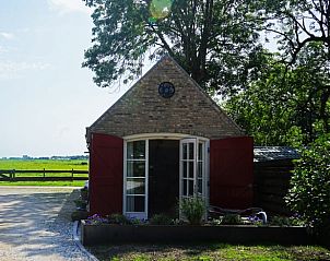 Vakantiehuis in Wjelsryp, Friesland met prachtig uitzicht op het omliggende landschap.