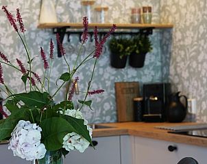 Stijlvolle keuken in Vakantiehuis in Wjelsryp, gelegen in het Friese platteland.