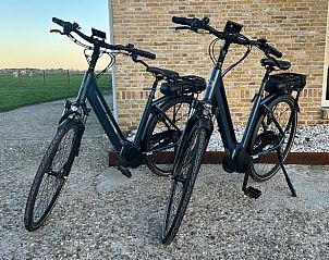 Fietsen beschikbaar bij Vakantiehuis in Sexbierum voor het verkennen van het schilderachtige Friesland.