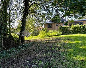 Groene omgeving van Huisje in Pingjum, vakantiehuis op het Friese platteland.