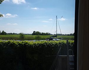 Schitterend uitzicht op het water vanuit Vakantiehuis in Jelsum, Friesland.
