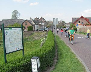 Fietsroute in Rivierengebied nabij De Ruif bed and breakfast, Asperen, ideaal voor fietsers.