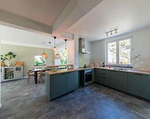 Gezellige woonkamer van DG724 vakantiehuis in Beek-Ubbergen, Rivierengebied, Gelderland.