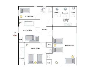 Keuken en eetruimte in DG724 vakantiehuis, Beek-Ubbergen, Gelderland.