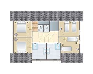 Verblijf 284435 - Bungalow Rivierengebied - 12-persoons bungalow | 12C