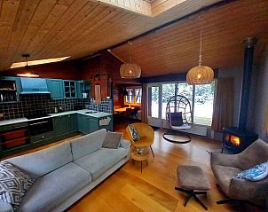 Sneeuwlandschap rondom vakantiehuis DG1532 in Winterswijk, Achterhoek, Gelderland.