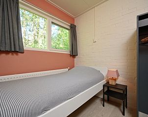 Eenpersoonskamer in Vakantiehuisje in Winterswijk, ideaal voor rustzoekers.