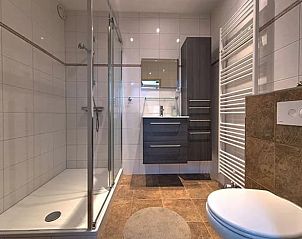 Second bathroom in Holiday Home in Winterswijk with modern amenities and spacious shower.
