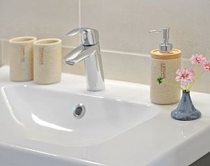 Stijlvolle wastafel in Vakantiehuis in Winterswijk, Achterhoek, Gelderland.