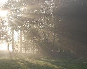 Zonsopkomst in de natuur rondom Huisje in Barchem, Achterhoek, Gelderland.