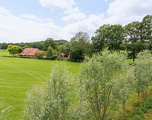 Uitzicht op velden rondom Huisje in Barchem, vakantiehuis in Gelderland.