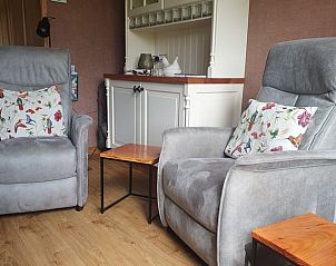 Gezellige zithoek in Vakantiehuisje in Barchem, Achterhoek, Gelderland.