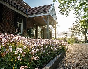 Charmante buitenkant van Vakantievilla Amalia 6 met sauna in Kotten, Achterhoek, Gelderland.