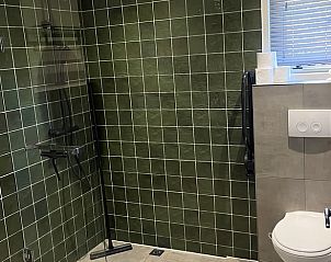 Stijlvolle douche in Huisje in Heelweg, gelegen in de rustieke Achterhoek, Gelderland.