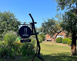 Entree van de Art-Man galerie bij Vakantiehuis in Heelweg, Achterhoek, Gelderland.