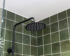 Groene tuin met buitenruimte bij vakantiehuis DG411 in Heelweg, Achterhoek.