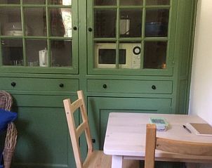 Gezellige eetruimte in vakantiehuis Huisje in Zelhem, Achterhoek, Gelderland.