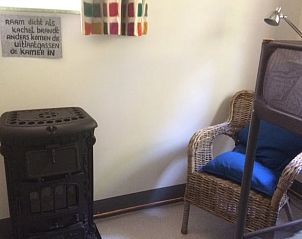 Authentieke houtkachel in Huisje in Zelhem, vakantiehuis in Achterhoek, Gelderland.