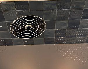 Strakke kookplaat in Huisje in Aalten, vakantiehuis in Aalten, Achterhoek, voor een moderne kookervaring.