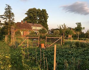 Uitgestrekte tuin van Vakantiehuisje in Lochem, Achterhoek met prachtig uitzicht op de natuur.