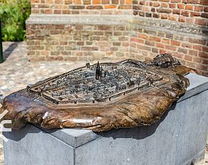 Bord van Berkelroute bij DG1545 vakantiehuis in Lochem, Achterhoek, Gelderland.