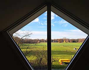 Prachtig uitzicht vanuit Vakantiehuisje in Lochem op de velden van de Achterhoek, Gelderland.