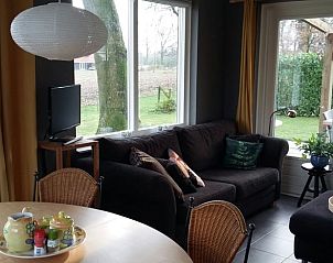 Gezellige woonkamer van Vakantiehuisje in Hengelo GLD, Varssel, Bronckhorst, Achterhoek, Gelderland.