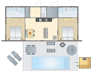 Guest house 292234 - Bungalow Achterhoek - 4-persoons villa | 4ELZ