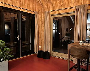 Houten interieur in Vakantiehuis in Hummelo, Achterhoek, Gelderland.