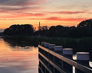 Adembenemende zonsondergang nabij Vakantiehuis in Hummelo, Achterhoek.