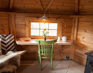 Knusse werkplek in Vakantiehuis in Haarlo, met uitzicht op de natuur van de Achterhoek.