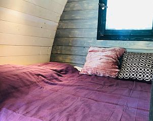 Knusse slaapkamer in Huisje in Haarlo, vakantiehuis in de rustige omgeving van Haarlo, Achterhoek, Gelderland.