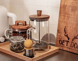 Keukenaccessoires in Vakantiehuisje in Haarlo, een compleet uitgerust vakantiehuis in de Achterhoek, Gelderland.