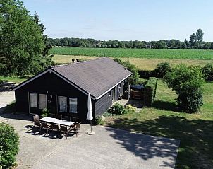 Aerial view of Holiday cottage in Vorden, surrounded by the beautiful landscape of the Achterhoek, Gelderland.