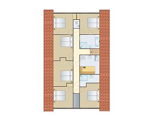 Unterkunft 295040 - Bungalow Achterhoek - Stroombroek | 16-persoons woning | 16L