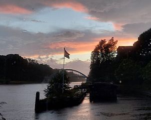 Zonsondergang bij Vakantiehuis in Almen, adembenemend uitzicht in de Achterhoek, Gelderland.