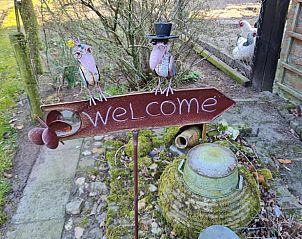 Welkomstbord bij Vakantiehuis in Winterswijk Corle, een uitnodigende vakantiewoning in de Achterhoek.