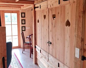 Houten interieur van Vakantiehuis in Winterswijk Corle, een knus vakantiehuis in de Achterhoek.