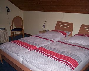 Slaapkamer met tweepersoonsbed in de bed and breakfast vakantiewoning te Beek-Montferland, Gelderland.