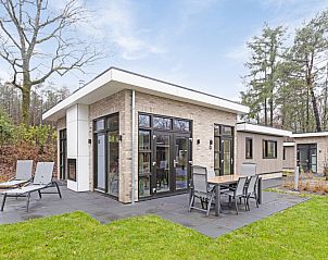 Belverdere Ferienhaus fr 6 Personen in Beekbergen, Veluwe, Gelderland, mit moderner Terrasse und umgeben von Natur.