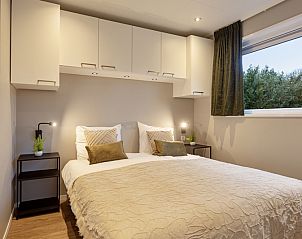 Gemtliches Schlafzimmer im Ferienhaus Belverdere fr 6 Personen, gelegen in der Natur von Beekbergen, Veluwe, Gelderland.